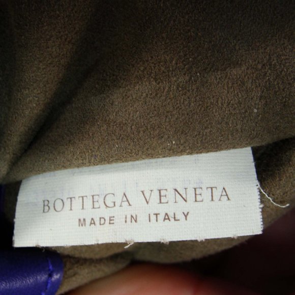 BOTTEGA VENETA 925 SILVER PLAQUE LE 144/150 PURPLE VORAZIONE FATTA TOTE BAG - Picture 7 of 16